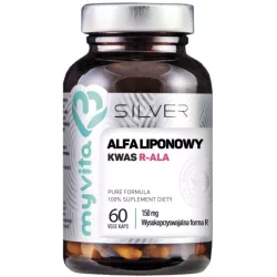 MYVITA SILVER 100% KWAS ALFALIPONOWY R-ALA 60 KAPS
