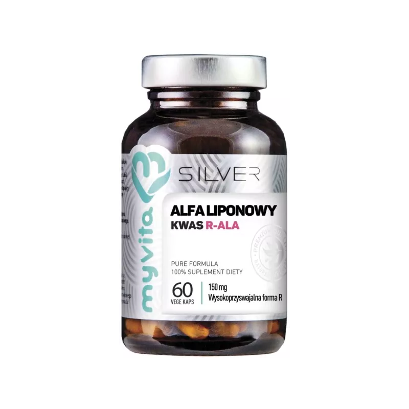 MYVITA SILVER 100% KWAS ALFALIPONOWY R-ALA 60 KAPS