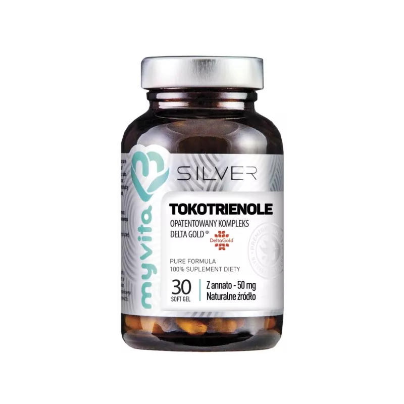 MYVITA SILVER 100% TOKOTRIENOLE 30 KAPS. MYVITA SILVER 100% TOKOTRIENOLE 30 KAPS.