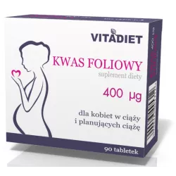 VITADIET KWAS FOLIOWY 400MCG 90 TABL.