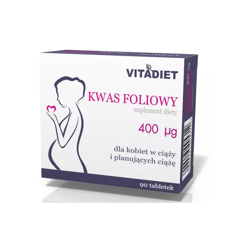 VITADIET KWAS FOLIOWY 400MCG 90 TABL.