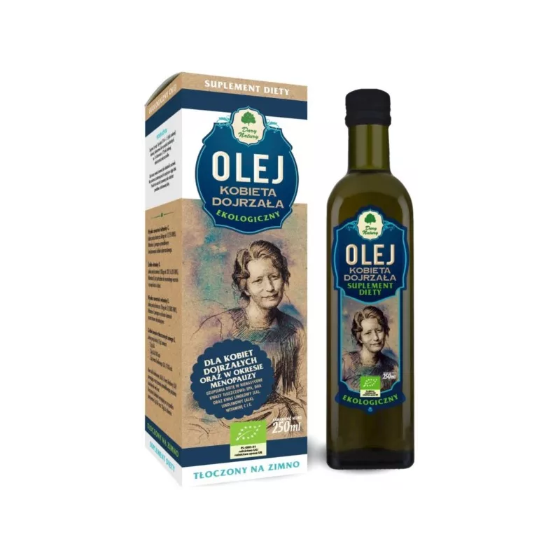 DARY OLEJ NATURY KOBIETA DOJRZAŁA EKO 250ML DARY OLEJ NATURY KOBIETA DOJRZAŁA EKO 250ML