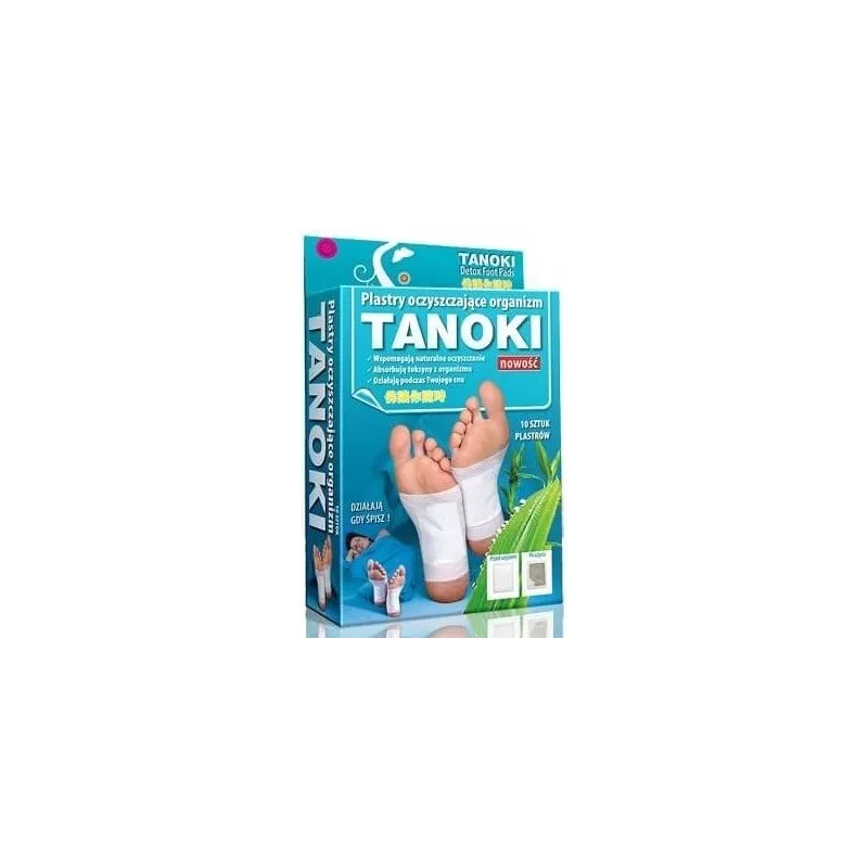 AURA TANOKI PLASTRY OCZYSZCZAJĄCWE 10SZT