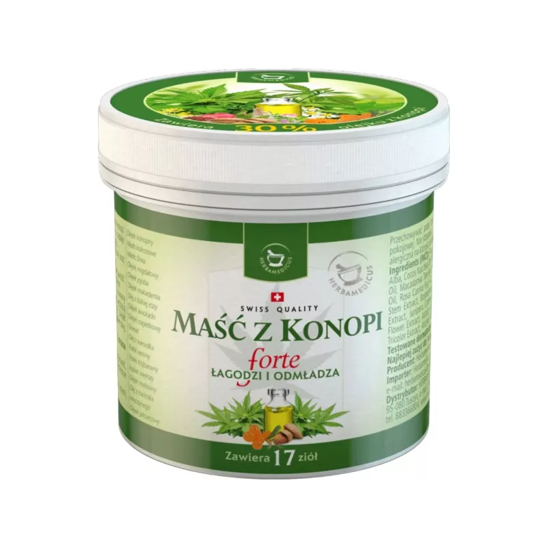 HERBAMEDICUS MAŚĆ Z KONOPIAMI FORTE 125 ML