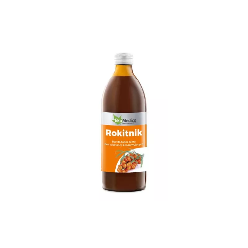 EKAMEDICA ROKITNIK 0,5 L SOK 100% EKAMEDICA ROKITNIK 0,5 L SOK 100%