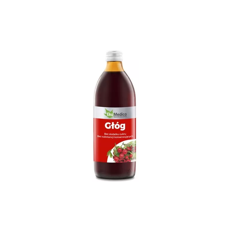 EKAMEDICA GŁÓG 0,5 L SOK 100%