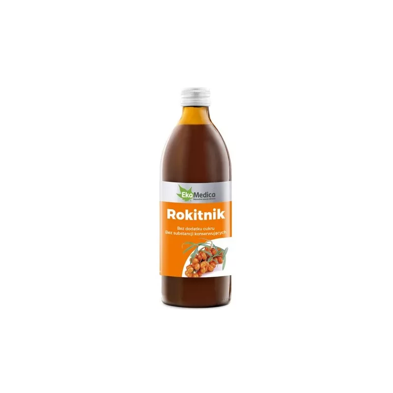 EKAMEDICA ROKITNIK 0,5 L SOK 100% EKAMEDICA ROKITNIK 0,5 L SOK 100%