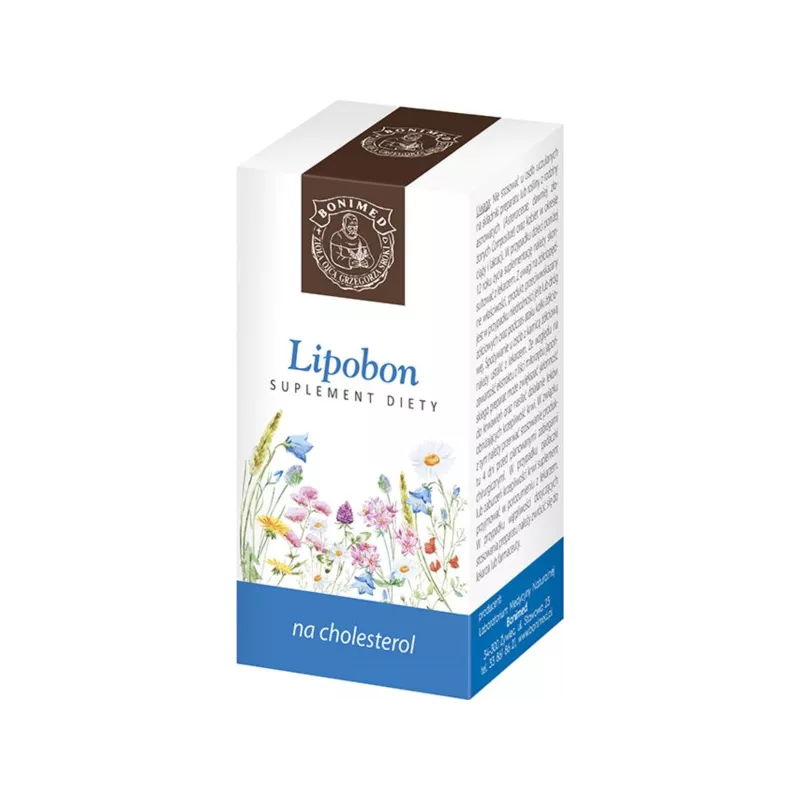 BONIMED LIPOBON 60 K. reguluje poziom cholesterolu BONIMED LIPOBON 60 K. reguluje poziom cholesterolu