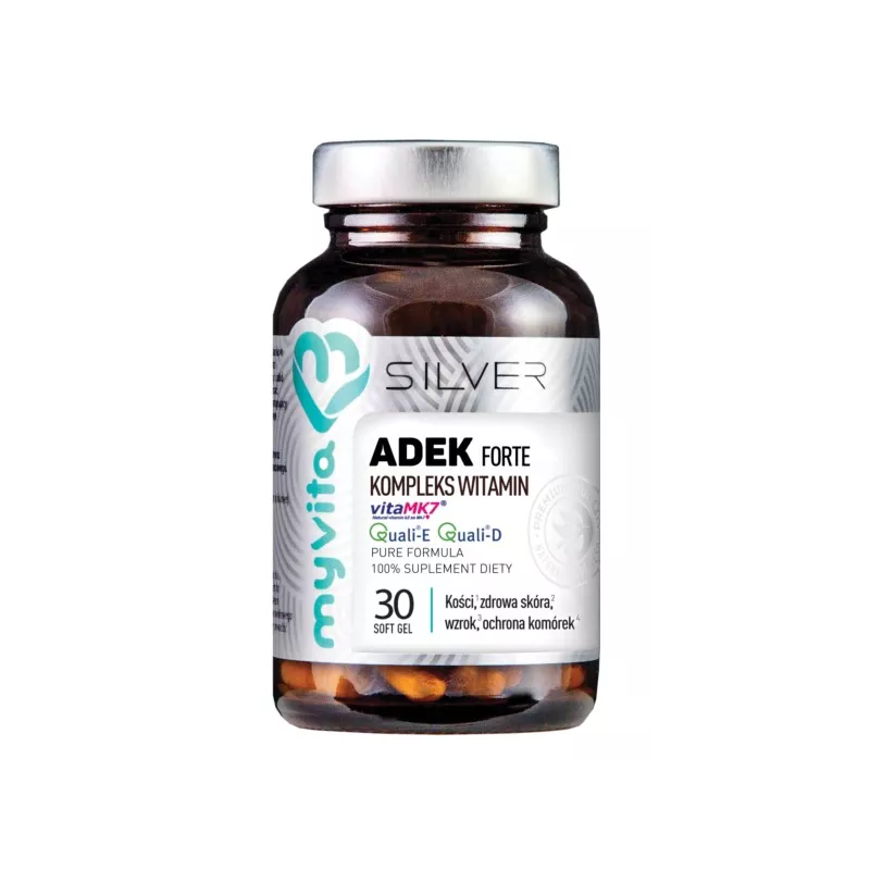 MYVITA SILVER ADEK FORTE 30 KAPS. MYVITA SILVER ADEK FORTE 30 KAPS.