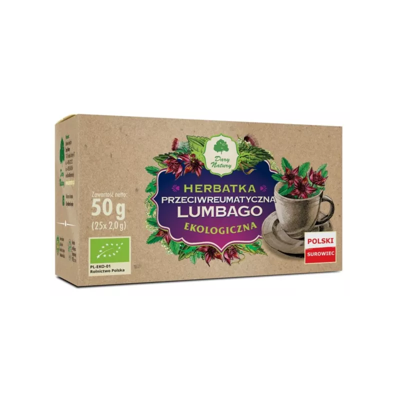 Dary natury herbatka lumbago eko25x2g na reumatyzm Dary natury herbatka lumbago eko25x2g na reumatyzm