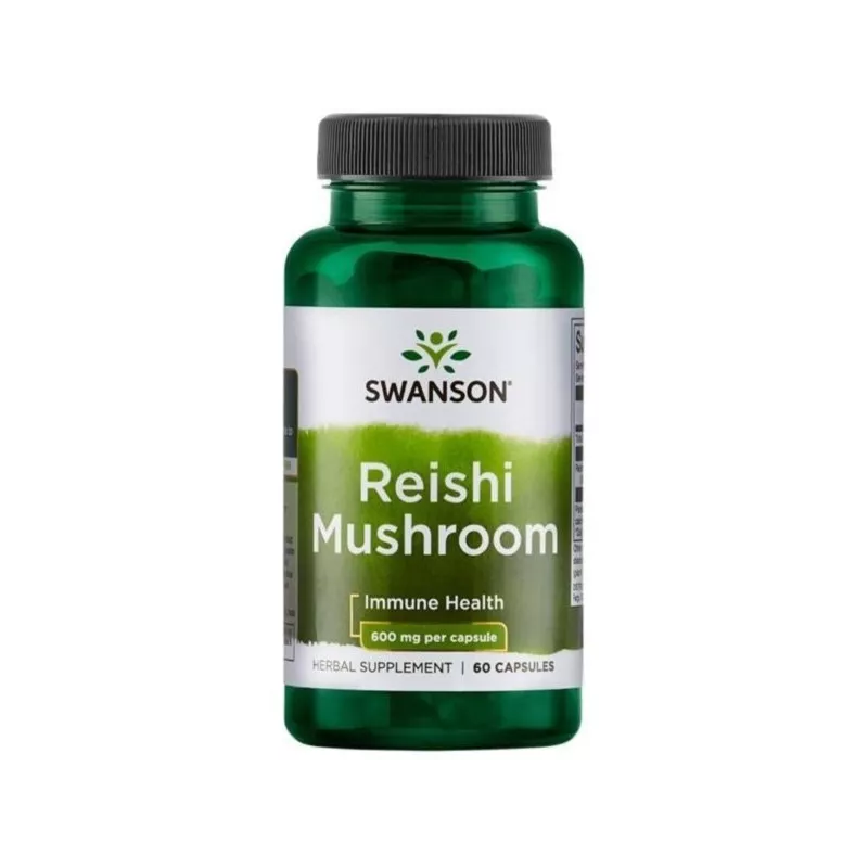 Swanson Reishi Mushroom 600Mg/60 Kaps.