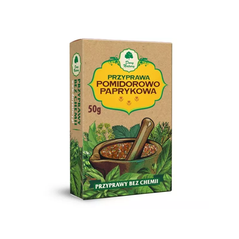 Dary Natury Przyprawa Pomidorowo Paprykowa 50g Dary Natury Przyprawa Pomidorowo Paprykowa 50g
