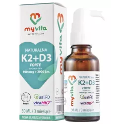 Myvita Witamina K2+D3 Naturalna Krople 30 Ml