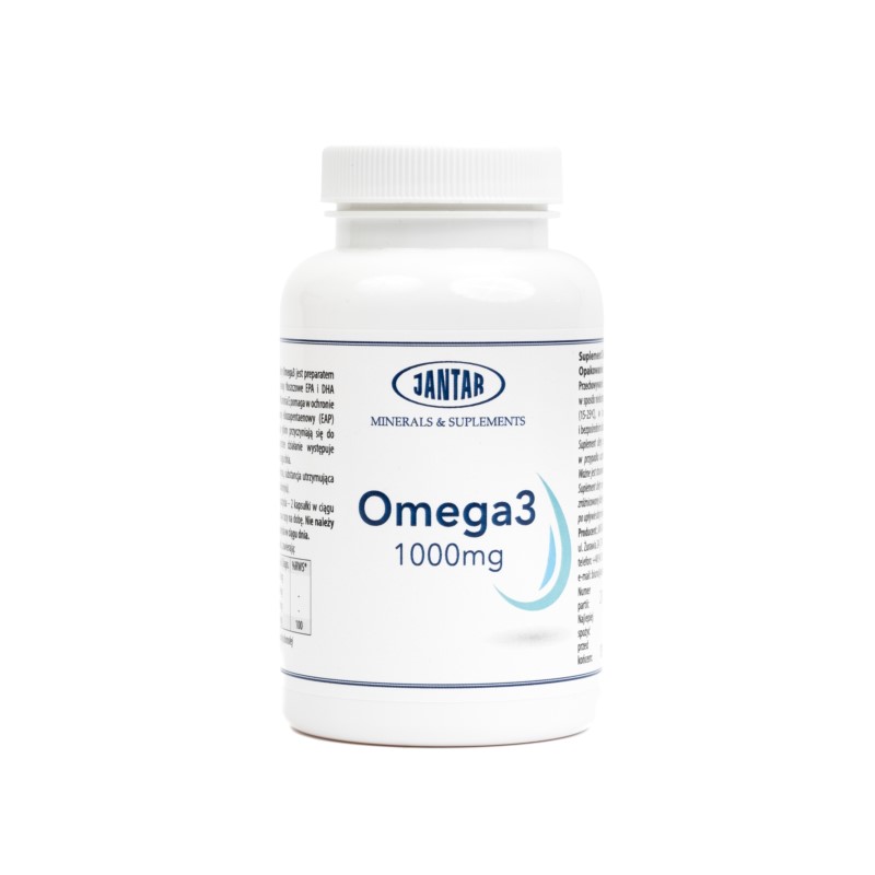 Jantar Omega3 1000Mg 90K Poprawa Dla Serca Mózg
