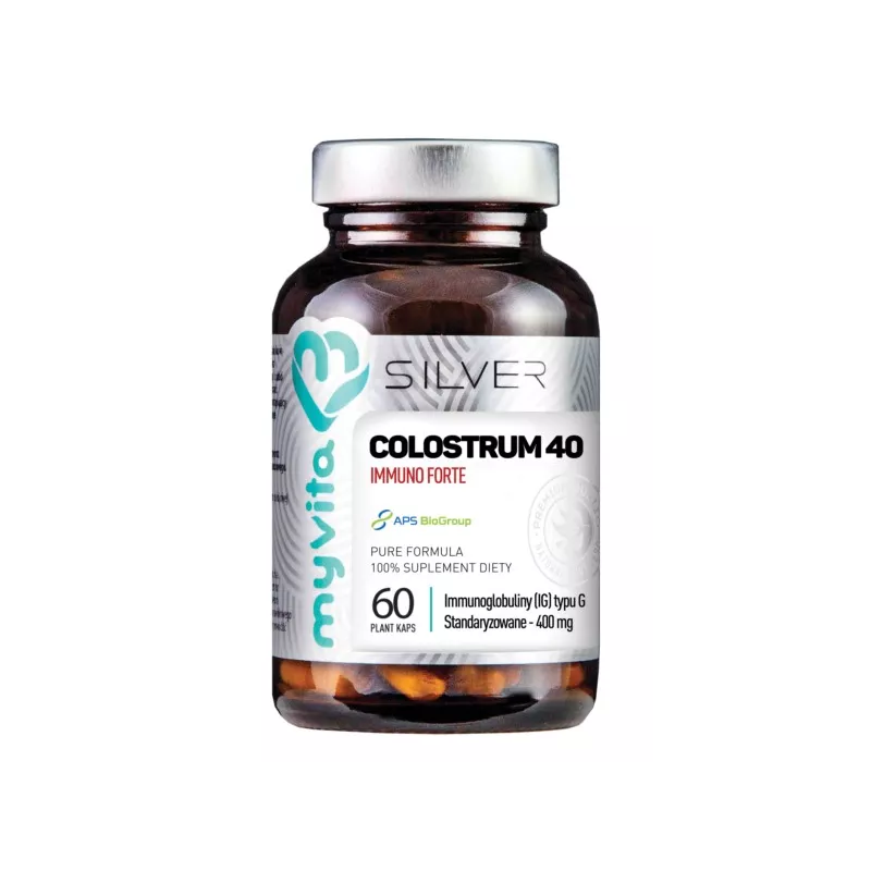 MyVita SILVER Colostrum 40/400mg 60 kap MyVita SILVER Colostrum 40/400mg 60 kap