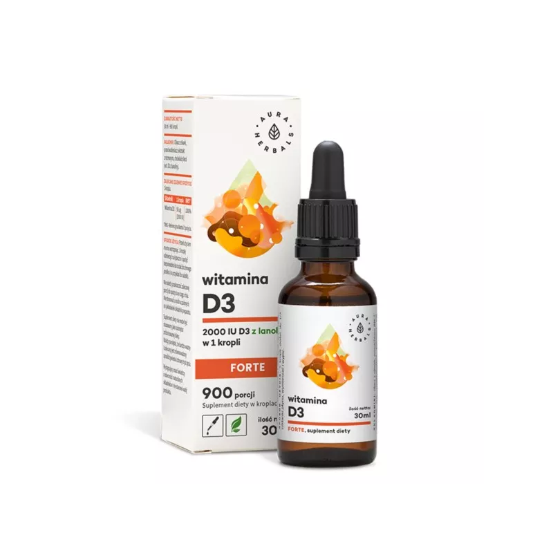 Aura Herbals Witamina D3 Forte 30Ml