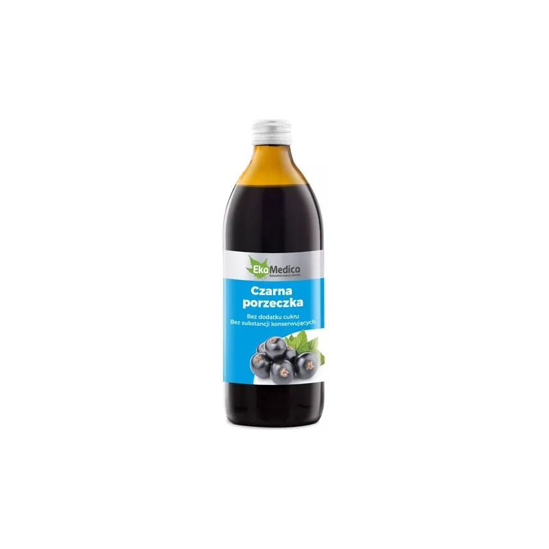 EKAMEDICA CZARNA PORZECZKA 0,5L SOK 100% EKAMEDICA CZARNA PORZECZKA 0,5L SOK 100%