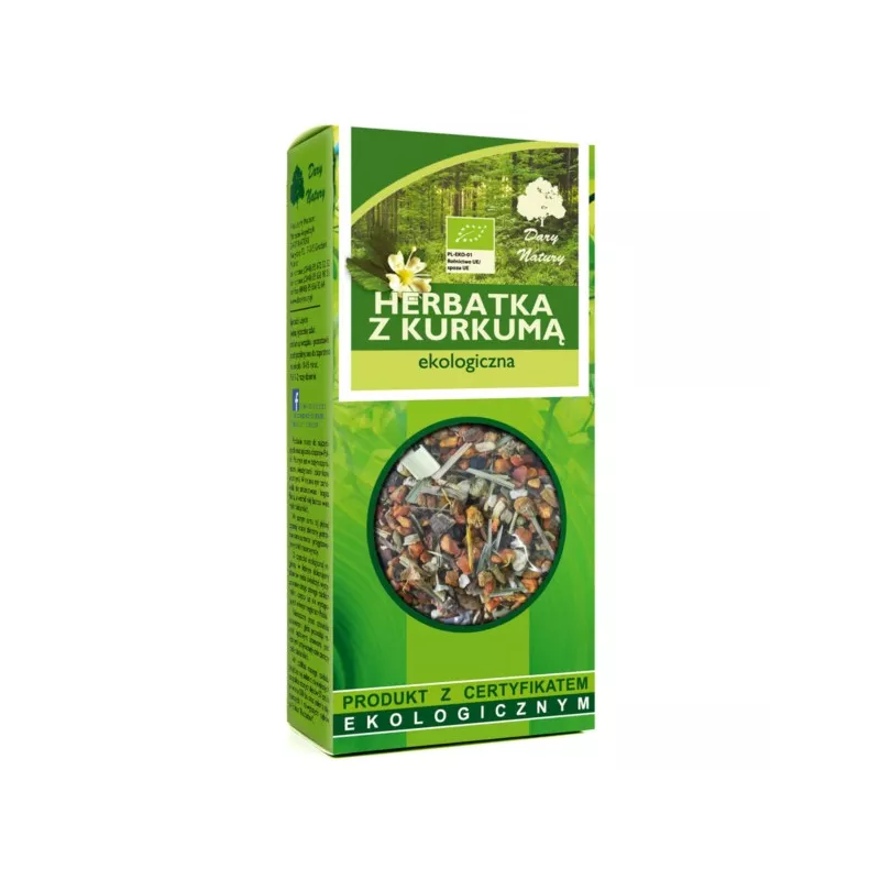 Dary Natury Herbatka Z Kurkumą EKO 100g Dary Natury Herbatka Z Kurkumą EKO 100g