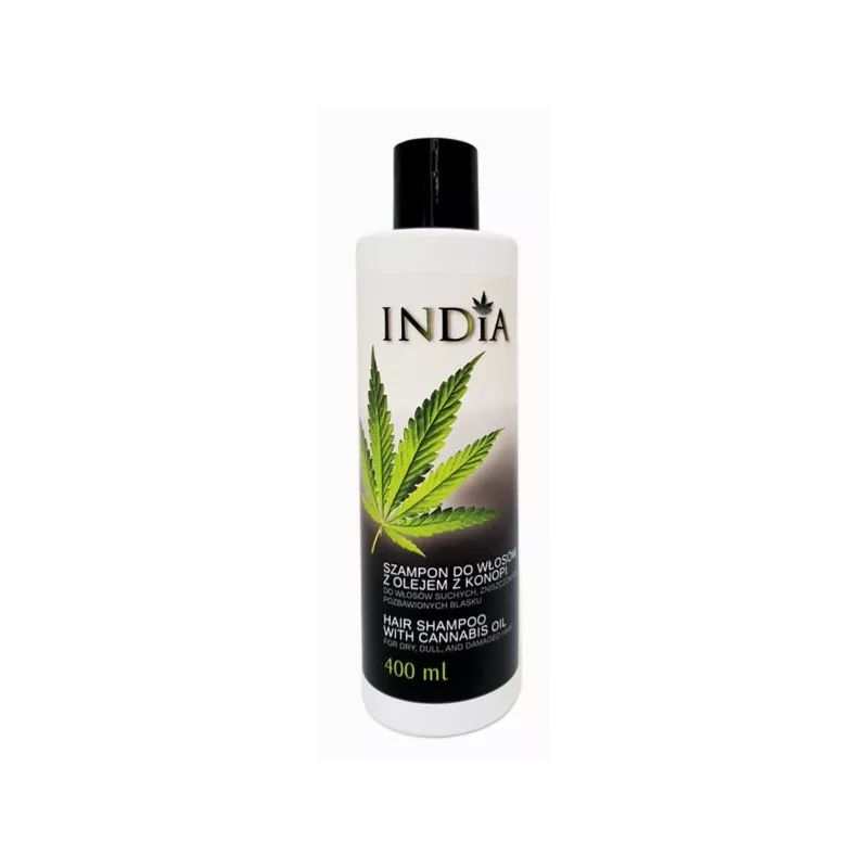 India Szampon Do Włosów Z Olejem Z Konopi 400Ml India Szampon Do Włosów Z Olejem Z Konopi 400Ml