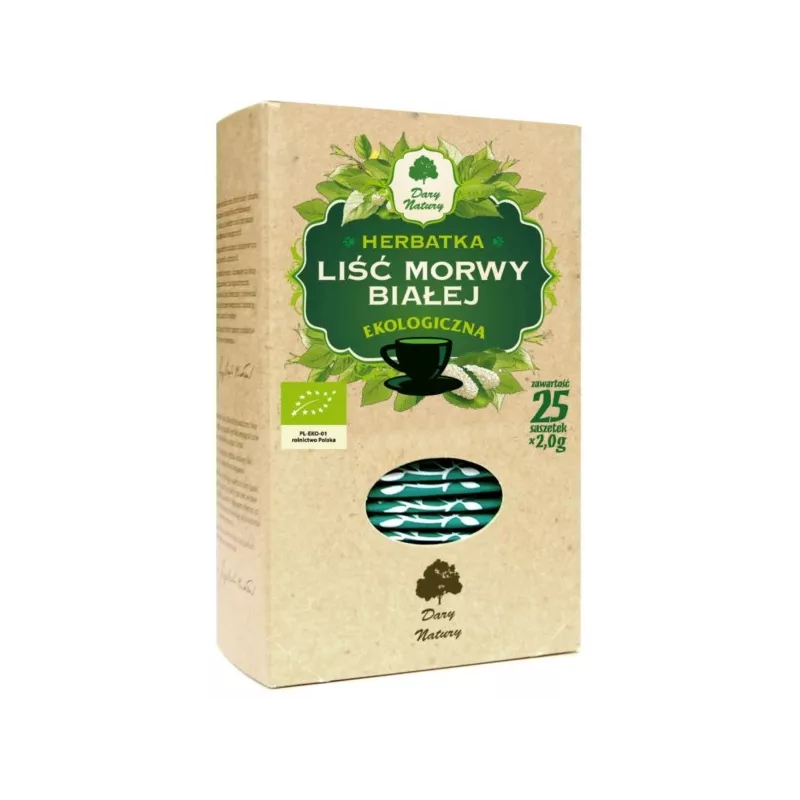 DARY NATURY MORWA BIAŁA LIŚĆ EKO 25X2G DARY NATURY MORWA BIAŁA LIŚĆ EKO 25X2G