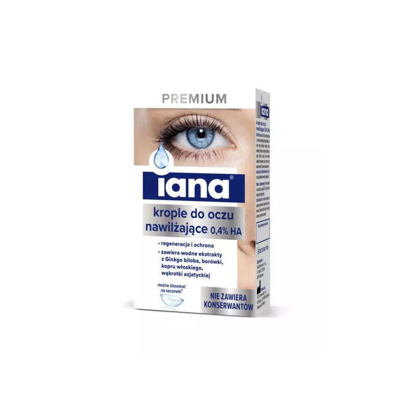 Iana Krople Do Oczu Intensiv 0,4% Ha Iana Krople Do Oczu Intensiv 0,4% Ha