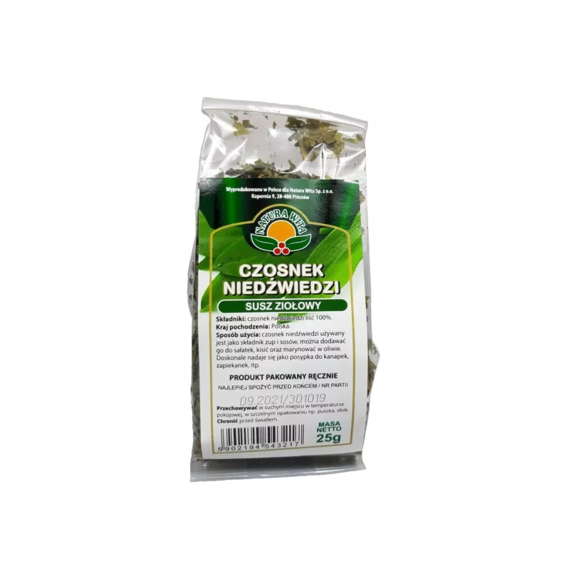 Natura Wita Czosnek Niedźwiedzi 25g Natura Wita Czosnek Niedźwiedzi 25g