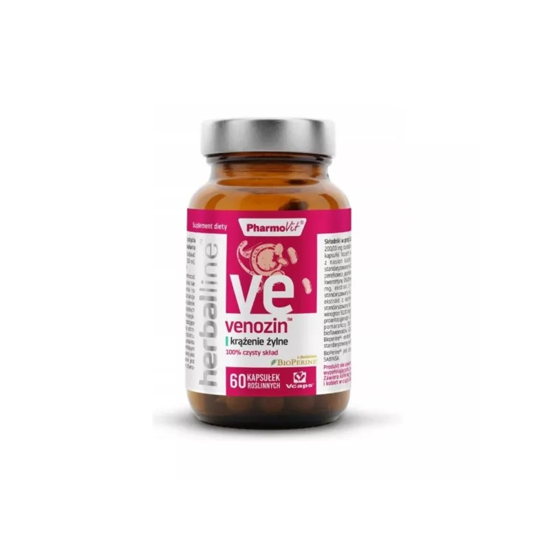 Pharmovit Herballine Venozin 60 kap krążenie żylne