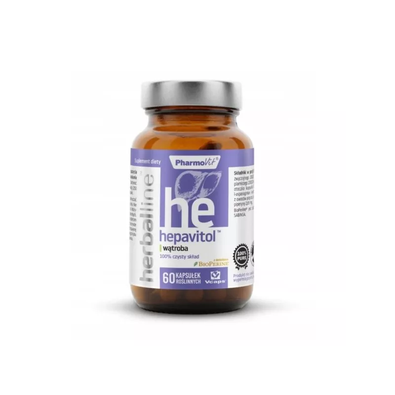 Pharmovit Herballine Hepavital 60 kap wątroba