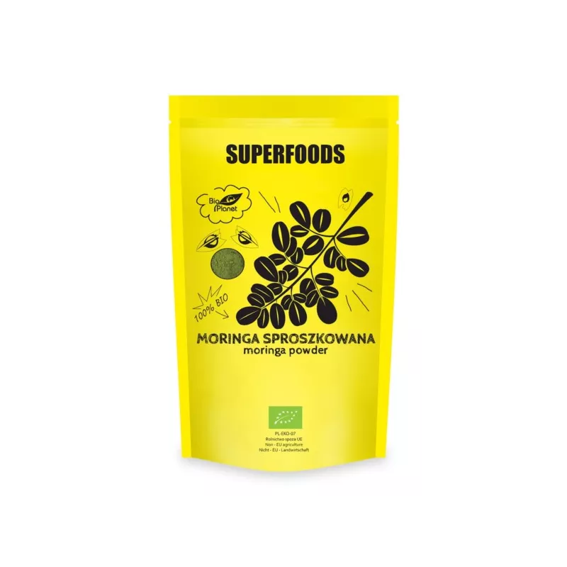 SUPERFOODS Moringa proszek BIO 150g BIO PLANET SUPERFOODS Moringa proszek BIO 150g BIO PLANET