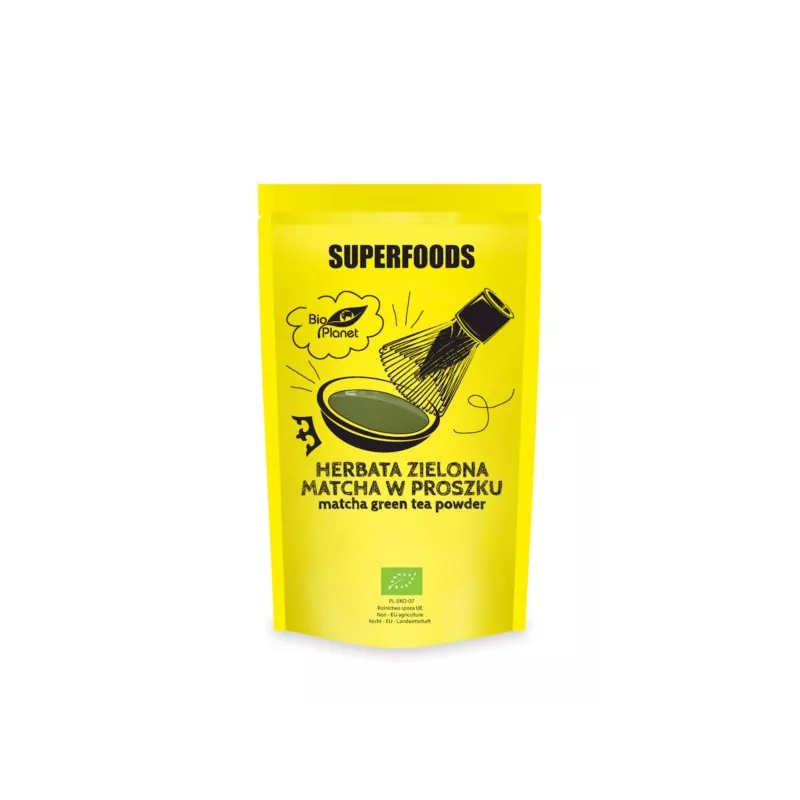 SUPERFOODS Matcha w proszku BIO 100g BIO PLANET SUPERFOODS Matcha w proszku BIO 100g BIO PLANET