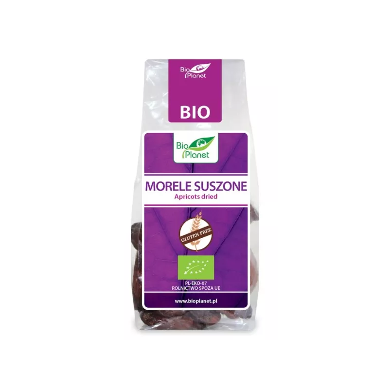 BIO PLANET Morele suszone bezglutenowe BIO 150g BIO PLANET Morele suszone bezglutenowe BIO 150g