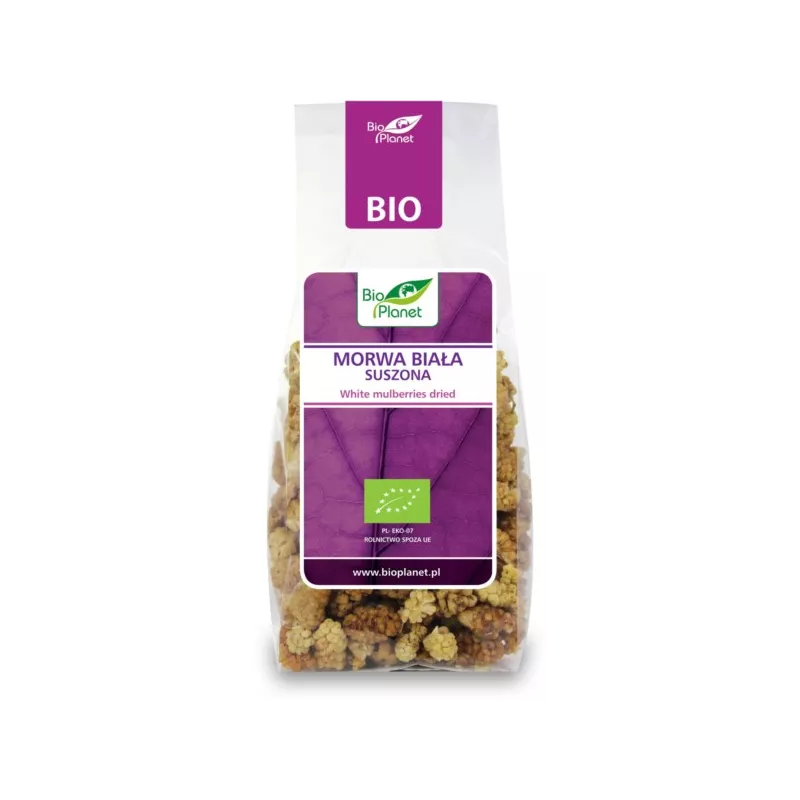 BIO PLANET Morwa biała owoc BIO 100g BIO PLANET Morwa biała owoc BIO 100g