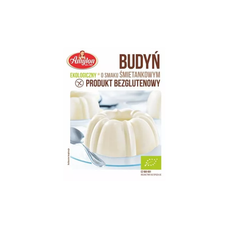 AMYLON Budyń  Śmietankowy (Bezglutenowy) BIO 40 g