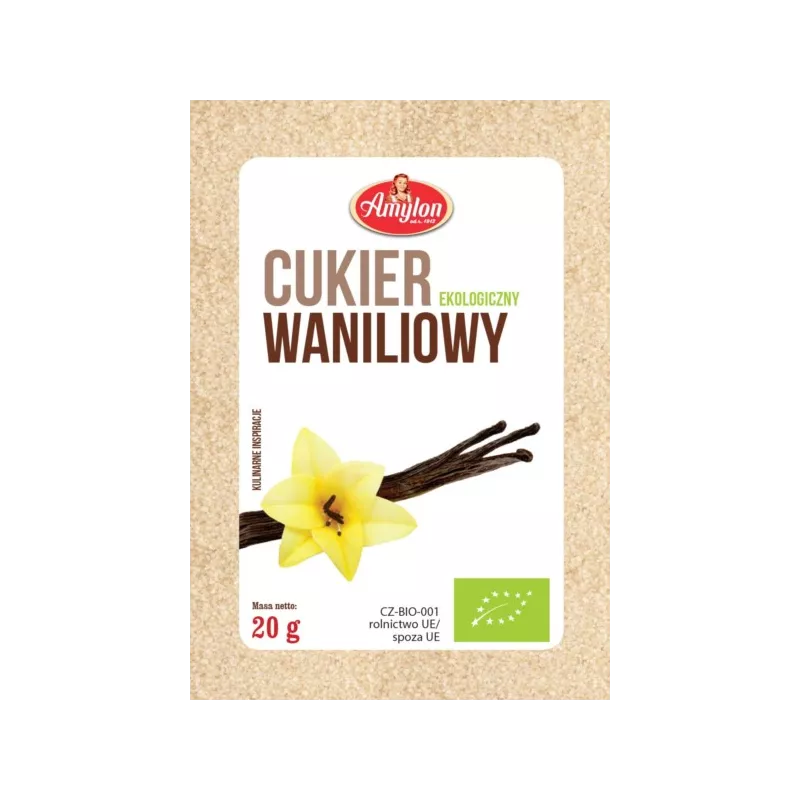 AMYLON Cukier Waniliowy BIO 20 g AMYLON Cukier Waniliowy BIO 20 g