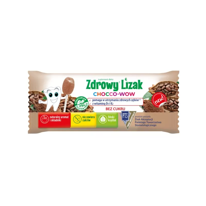 Zdrowy Lizak Mniam Mniam 6G Kakao