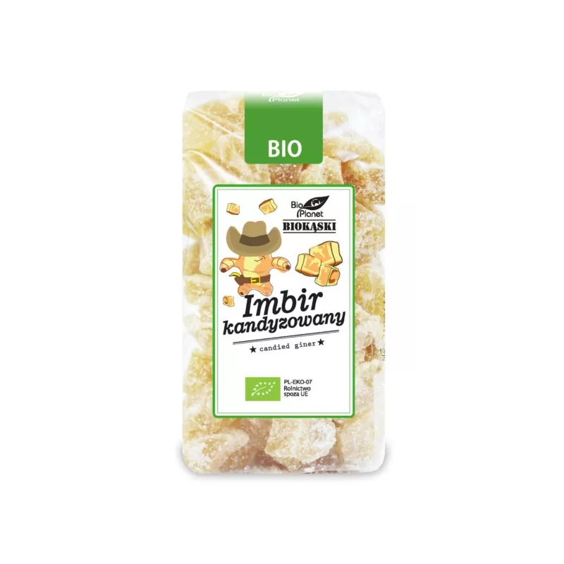 BIO PLANET Imbir kandyzowany BIO 400g BIO PLANET Imbir kandyzowany BIO 400g