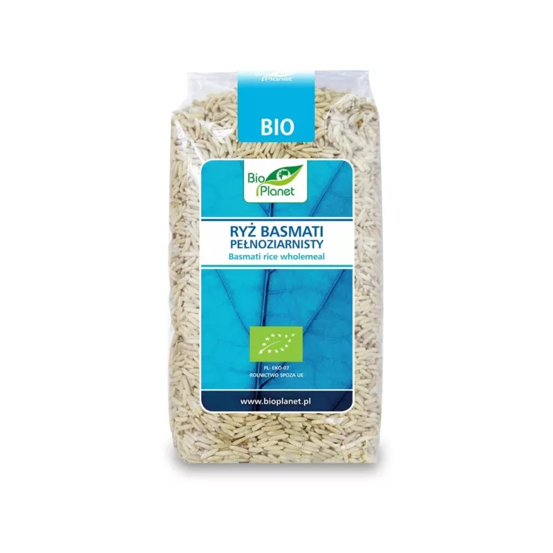 BIO PLANET Ryż basmati pełnoziarnisty BIO 500g