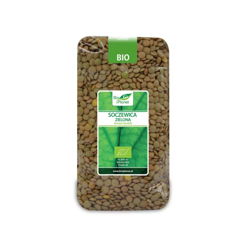 BIO PLANET Soczewica zielona BIO 500g BIO PLANET Soczewica zielona BIO 500g
