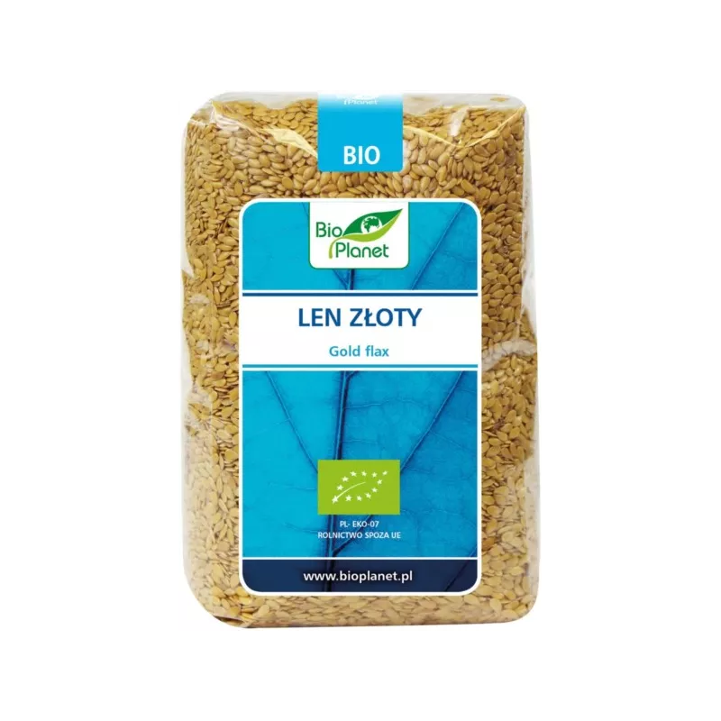 BIO PLANET Len złoty BIO 400g BIO PLANET Len złoty BIO 400g