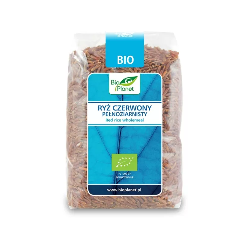 BIO PLANET Ryż czerwony pełnoziarnisty BIO 400g BIO PLANET Ryż czerwony pełnoziarnisty BIO 400g