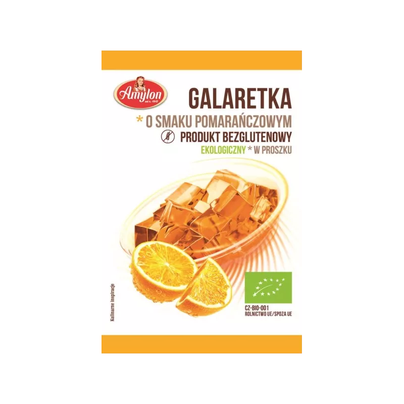 AMYLON Galaretka O Smaku Pomarańczowym BIO 40g