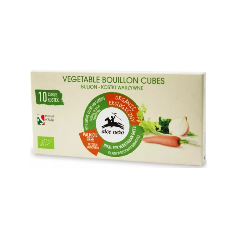 ALCE NERO Bulion - Kostki Warzywne BIO 100 g ALCE NERO Bulion - Kostki Warzywne BIO 100 g