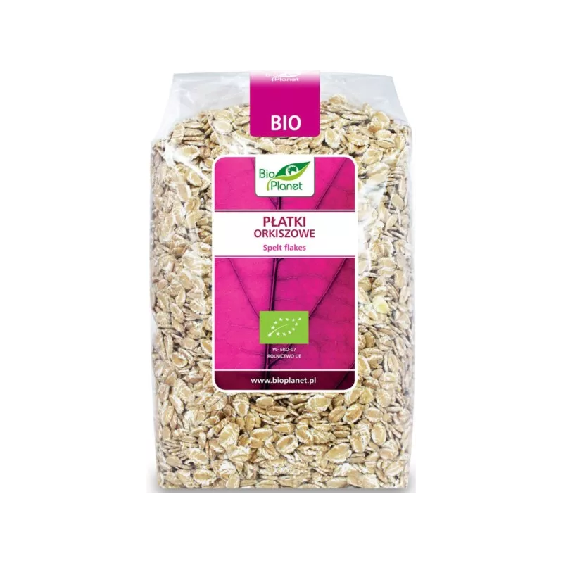 BIO PLANET Płatki orkiszowe BIO 600g BIO PLANET Płatki orkiszowe BIO 600g