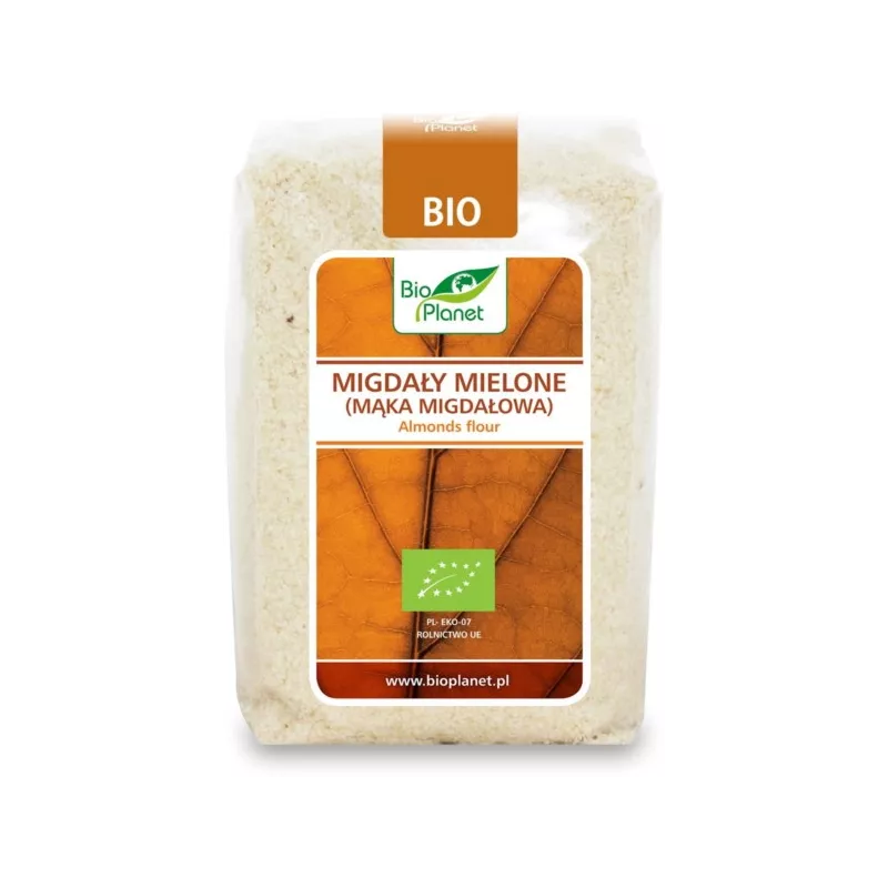 BIO PLANET Migdały mielone(mąka migdałowa)BIO 250g