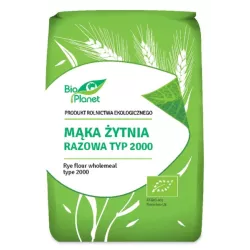 BIO PLANET Mąka żytnia razowa typ 2000 BIO 1kg