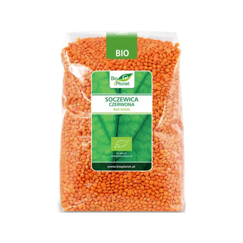 BIO PLANET Soczewica czerwona BIO 1kg