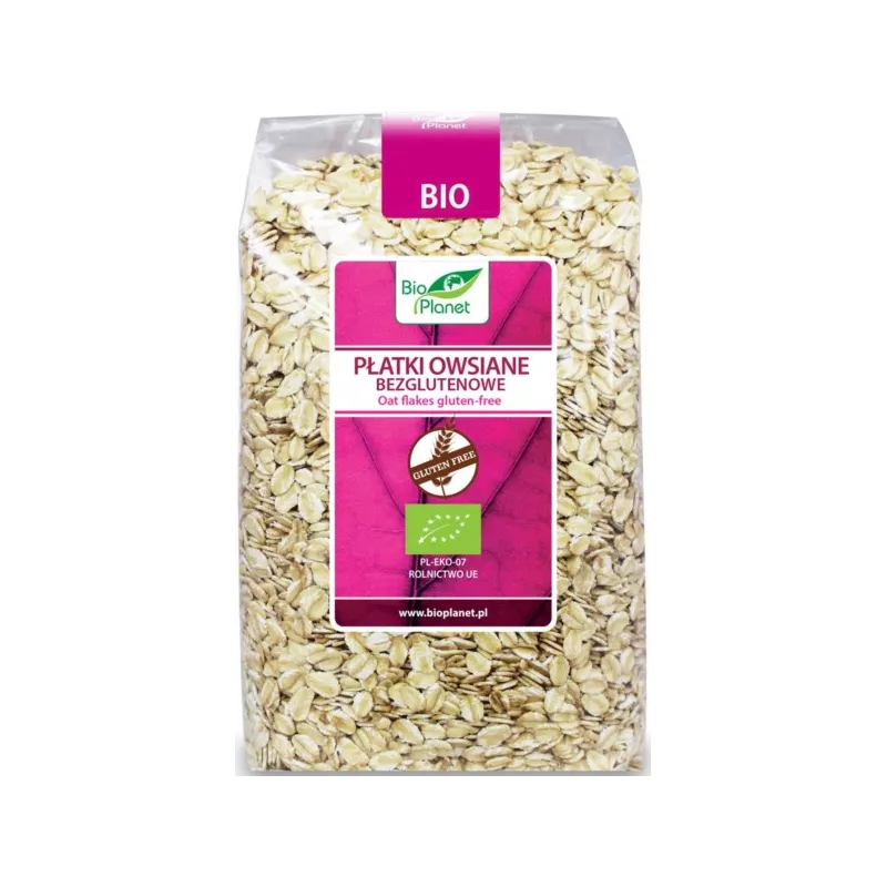 BIO PLANET Płatki owsiane bezglutenowe BIO 600g