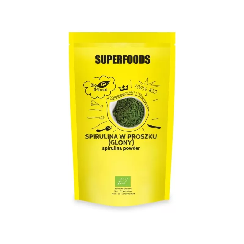 SUPERFOODS Spirulina w proszku BIO 200g BIO PLANET
