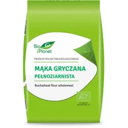 BIO PLANET Mąka gryczana pełnoziarnista BIO 1kg