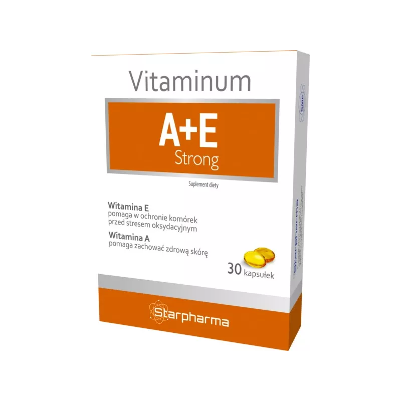 Starpharma Vitaminum A + E Strong 30 kapsułek Starpharma Vitaminum A + E Strong 30 kapsułek